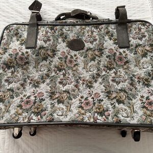 Women’s Floral Vintage Pegasus Leather Clothing  Travel Bag